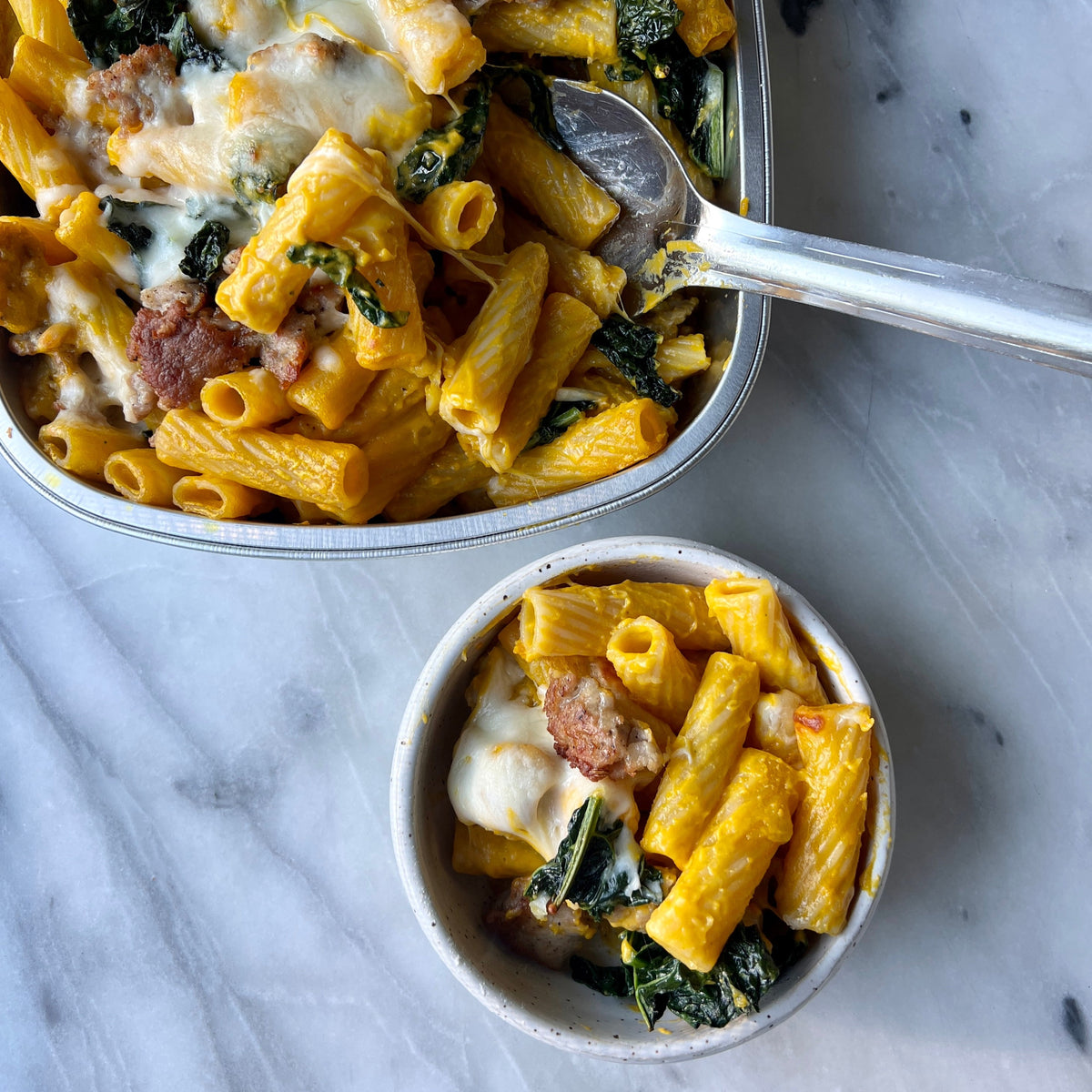 Creamy Butternut Squash Rigatoni - Catering