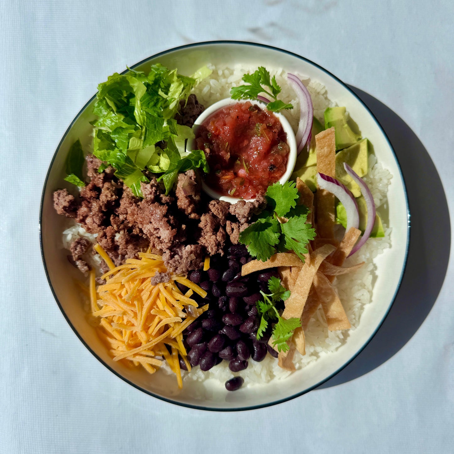 CHICKEN Tinga Taco Bowls w/ Freshly Fried Tortillas/ GF - Serves 4*