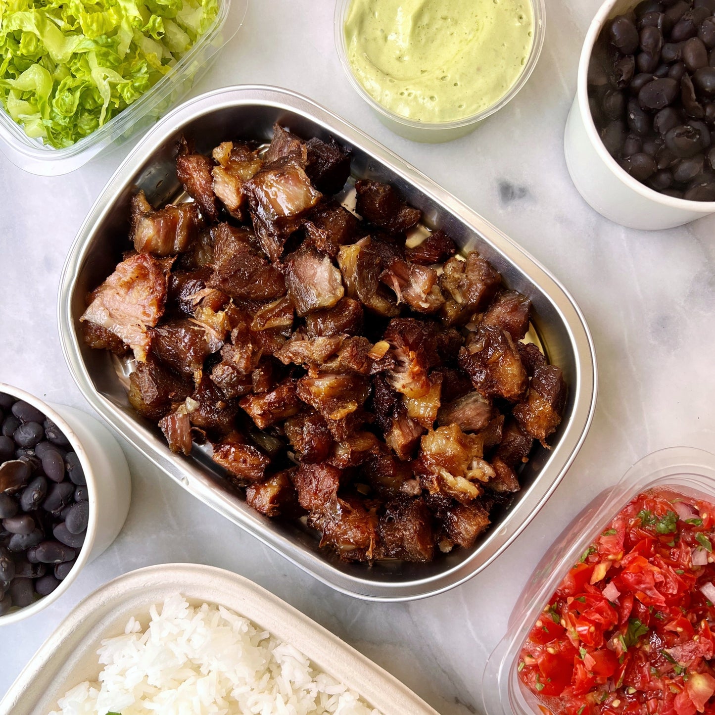 Carnitas Rice Bowls / GF - serves 4*