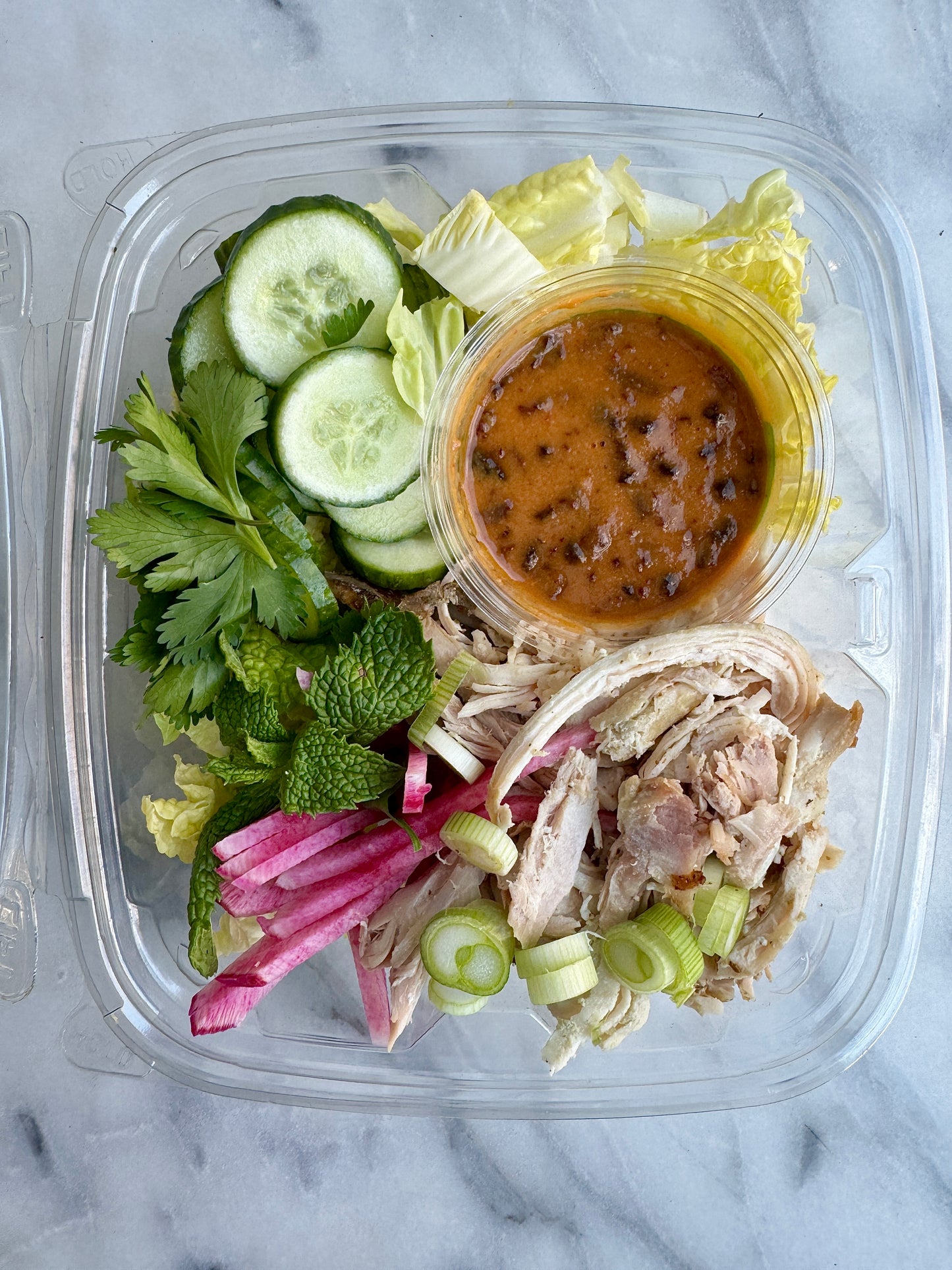 Chili Crisp Chicken Salad / DF - serves 1-2*
