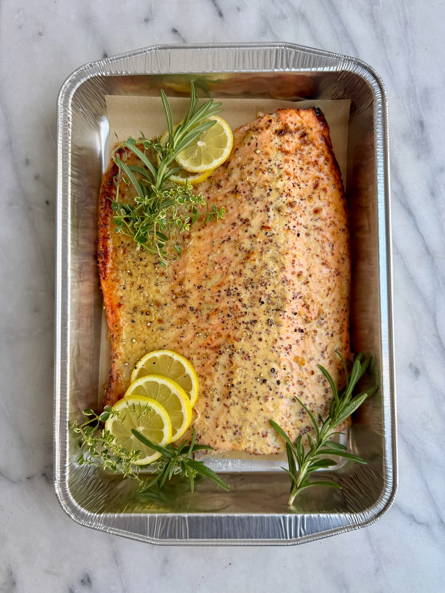 Honey Mustard Salmon (serves 4) (GF & DF) RH