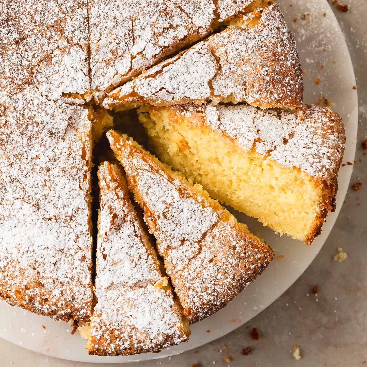 Lemon Olive Oil Cake / 9" cake / serves 8