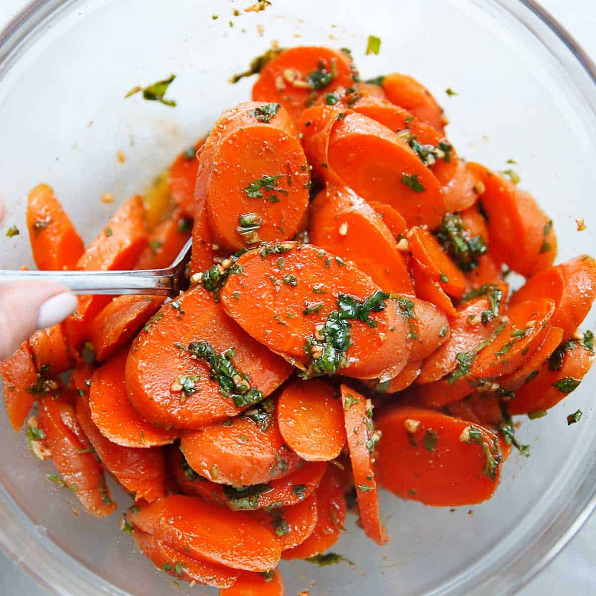Moroccan Style Carrots - serves 2