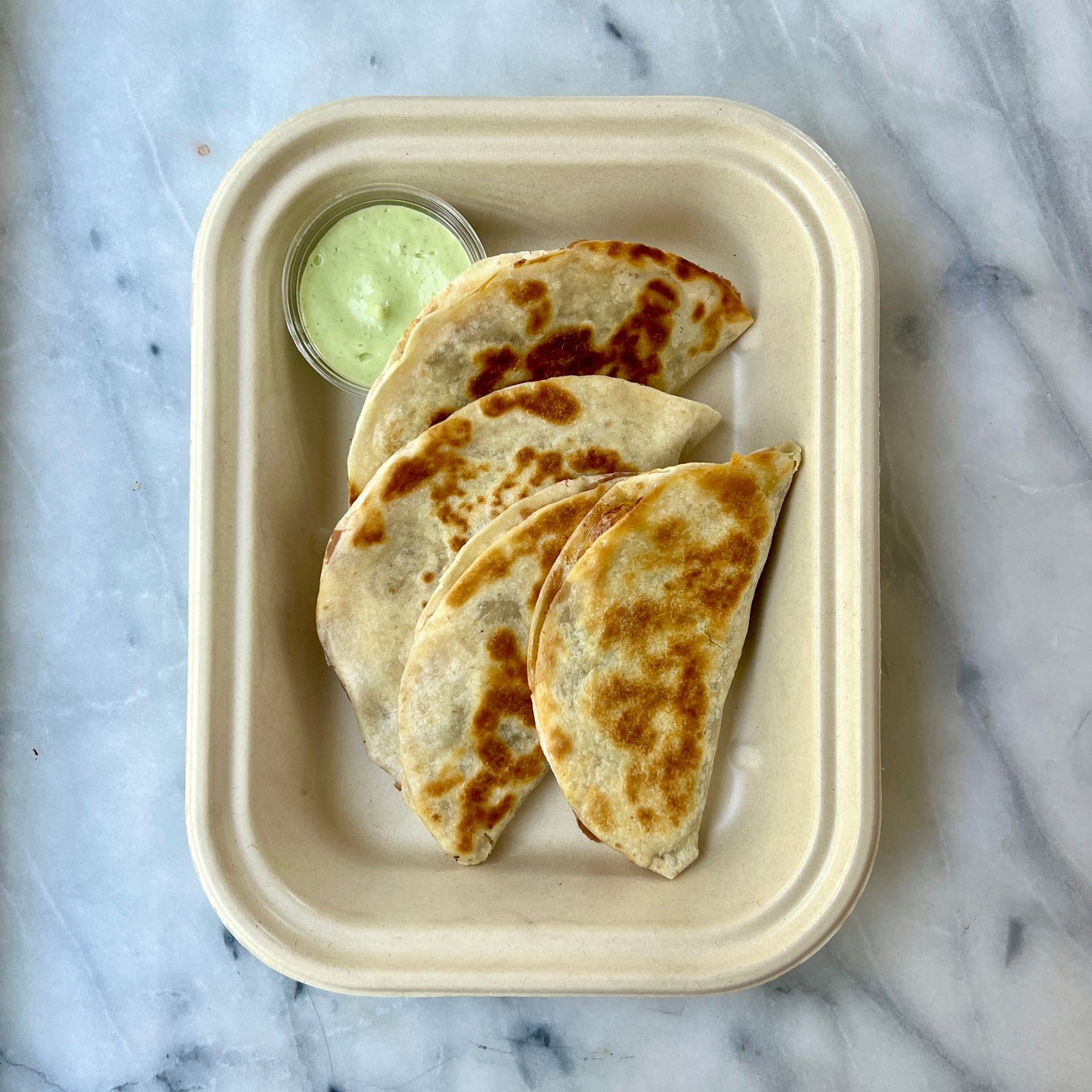 Ready-To-Griddle Carnitas, Bean & Cheese Quesadillas - Kid Friendly!