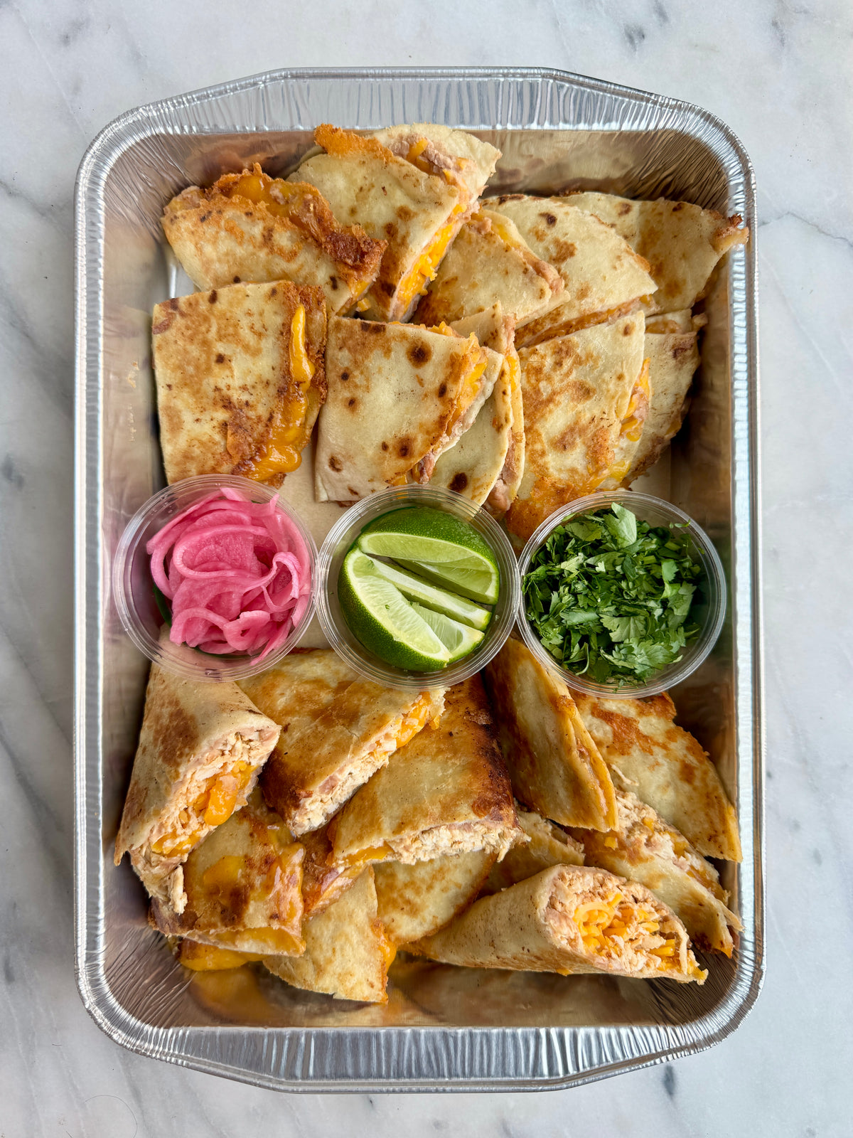 Cheese & Bean Quesadillas (kid friendly!) / Catering