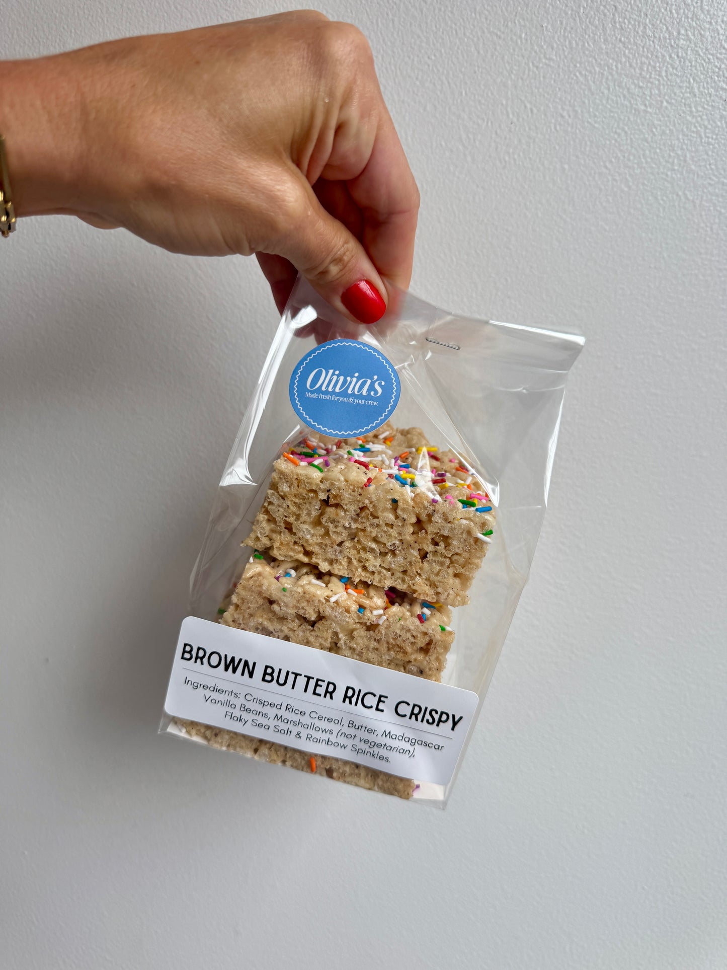 Bag of 3 Rice Crispy Treats / The Shop