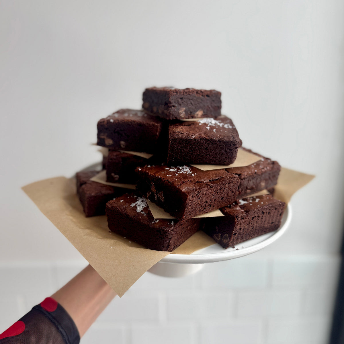 Sea Salt Brownie or Tahini Blondie / Catering