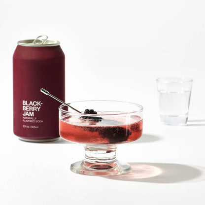 Naturally Flavored Soda - Blackberry Jam: 12 X 12 Oz Can