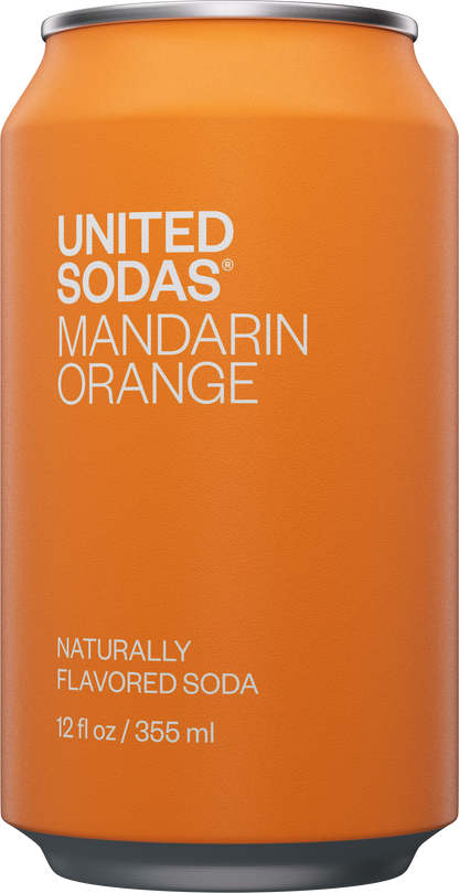 Naturally Flavored Soda - Mandarin Orange: 12 X 12 Oz Can