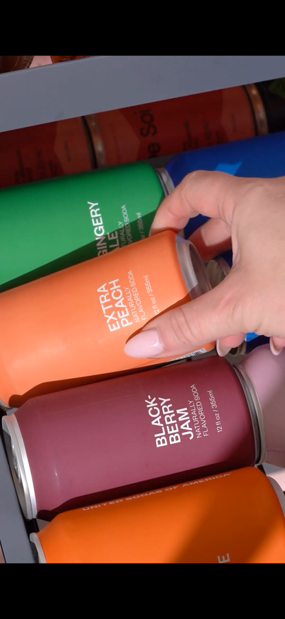 Naturally Flavored Soda - Extra Peach : 12 X 12 Oz Can