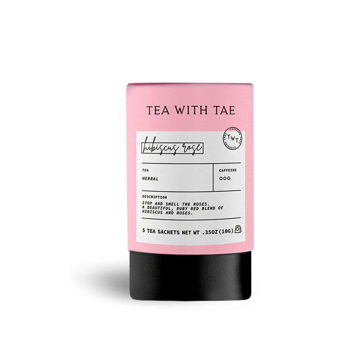 Hibiscus Rose Herbal Mini Tube