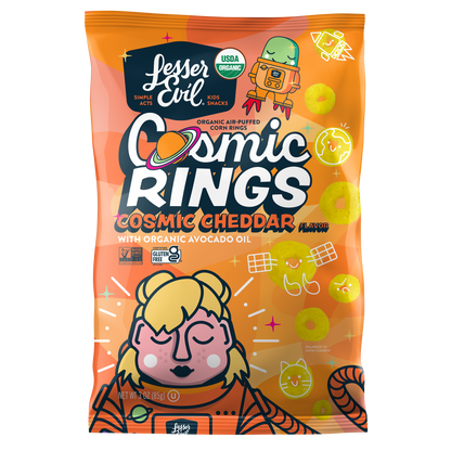 Cosmic Rings, Cosmic Cheddar, 3 oz