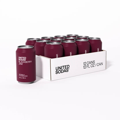 Naturally Flavored Soda - Blackberry Jam: 12 X 12 Oz Can