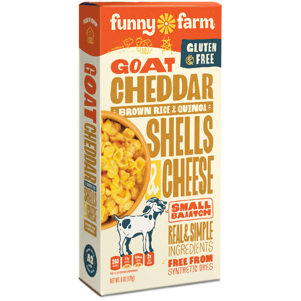 Funny Farm Gluten Free Cheddar Macaroni & Goat Cheese