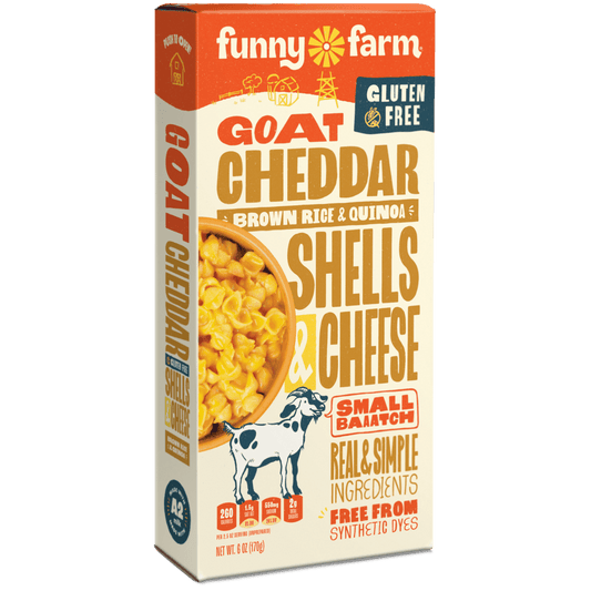Funny Farm Gluten Free Cheddar Macaroni & Goat Cheese