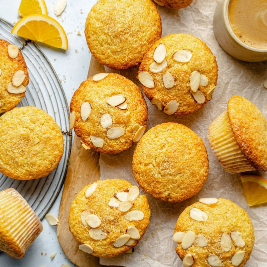 Orange Blossom Almond Muffins (4 pack) / GF & DF
