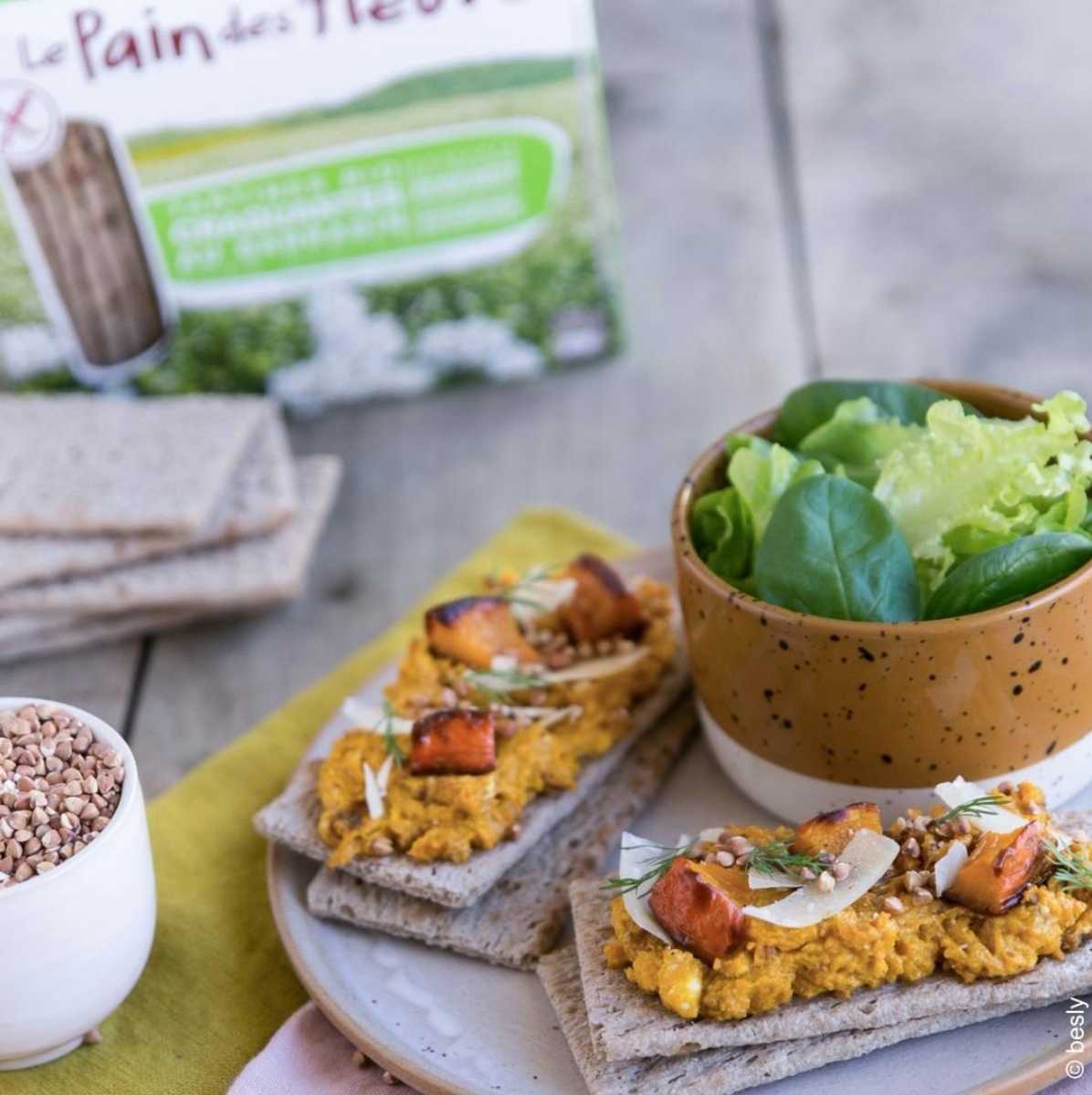 Quinoa "Le Pain des Fleurs" GF Crackers