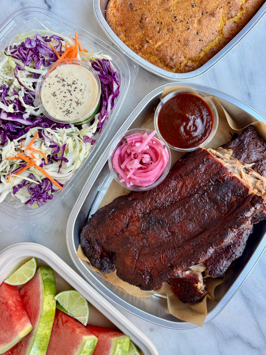 BBQ Rib Dinner Kit - serves 4 / Father's Day