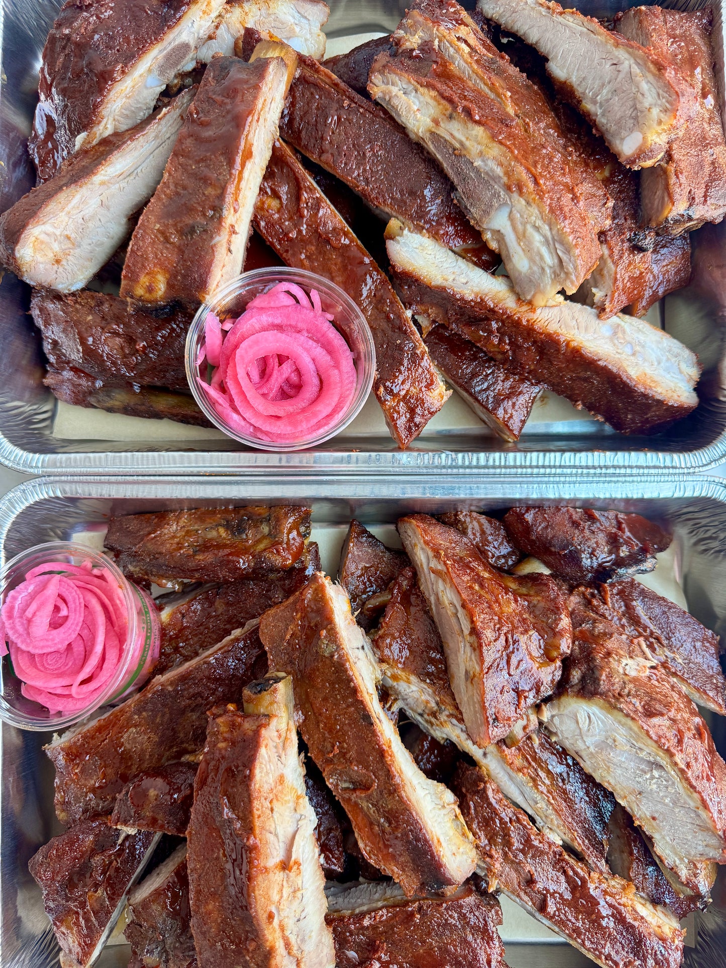 BBQ St. Louis Ribs w. homemade BBQ Sauce / Catering