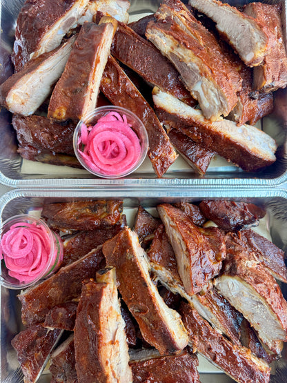 BBQ St. Louis Ribs w. homemade BBQ Sauce / Catering