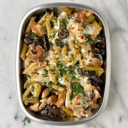 Creamy Baked Chicken Marsala Pasta - serves 4