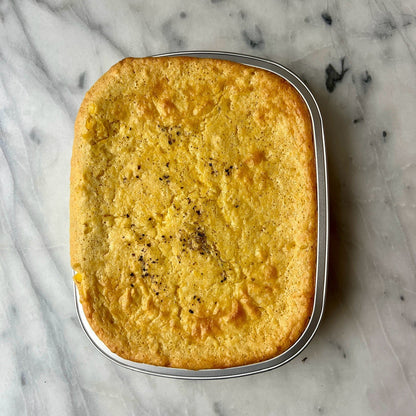 Roasted Chicken + Cornbread Casserole + Green Beans - Serves 3-4*