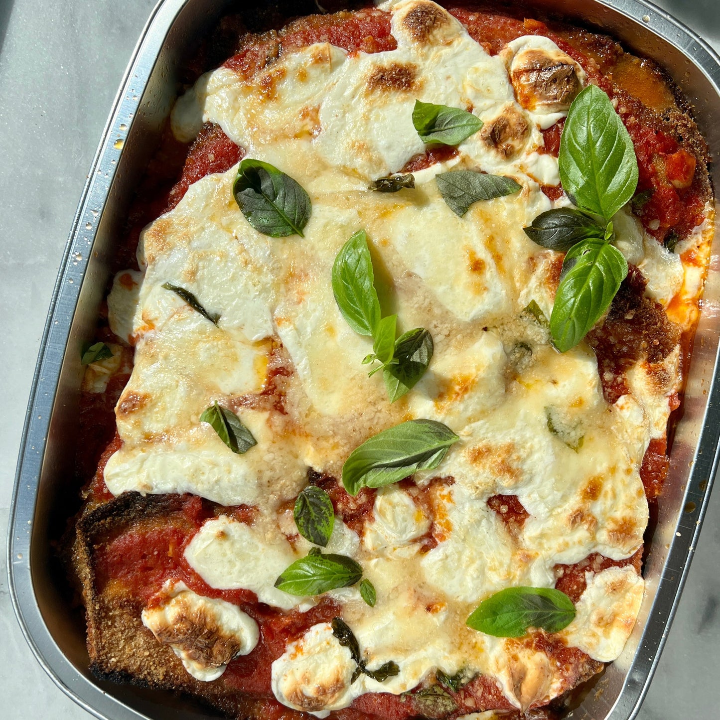 Eggplant Parmigiana -  serves 4-6