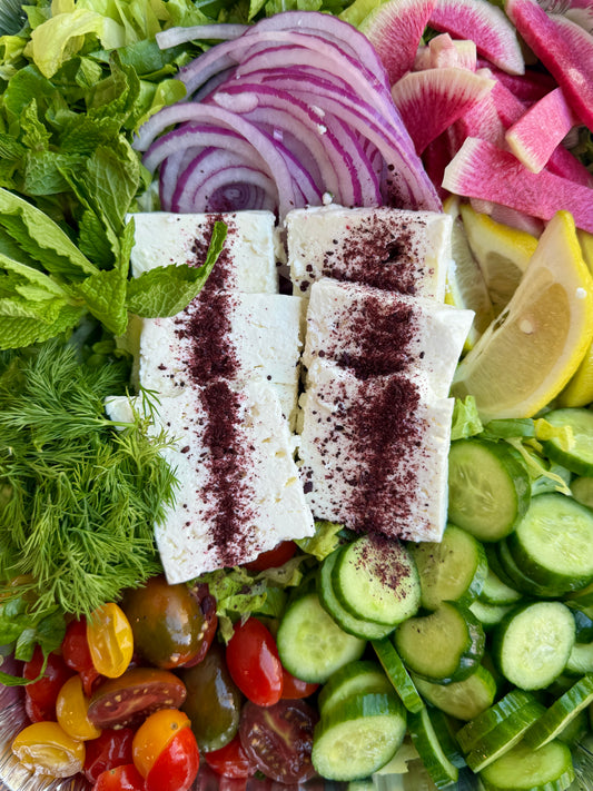 Fattoush Salad w. Pita Crisps / serves 8-10 people / Catering