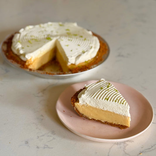 Passionfruit Key Lime Pie / serves 8-10