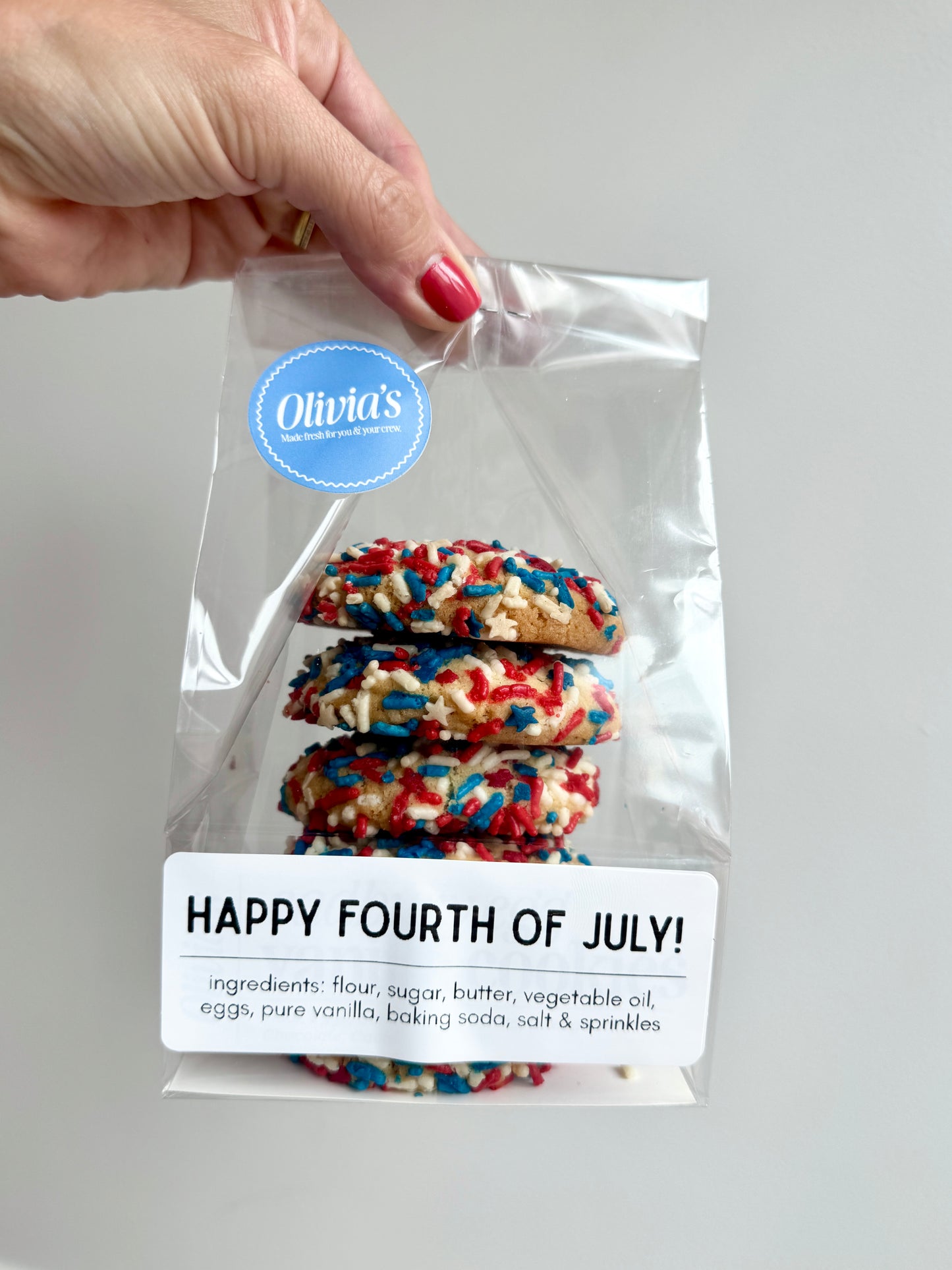 Bag of 5 Sprinkle Cookies / THE SHOP