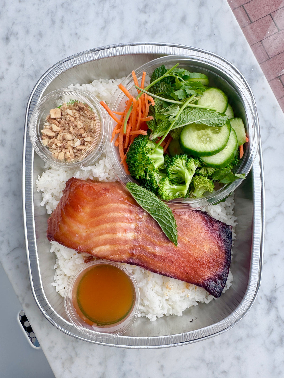 Miso SALMON Over Rice/ GF & DF - serves 1-2 – Olivia's