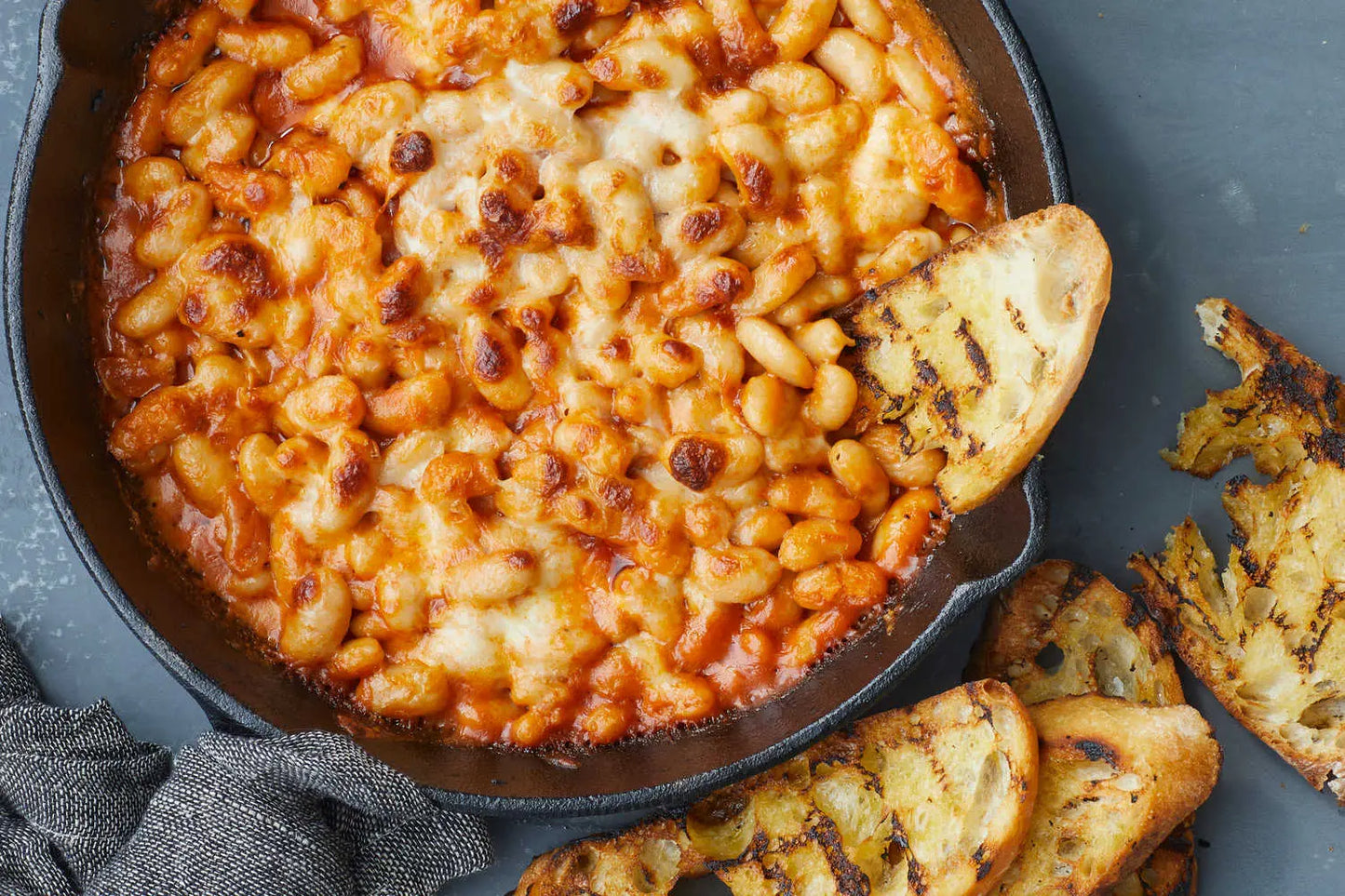 Pizza Baked White Beans / Vegetarian & GF - serves 4-6