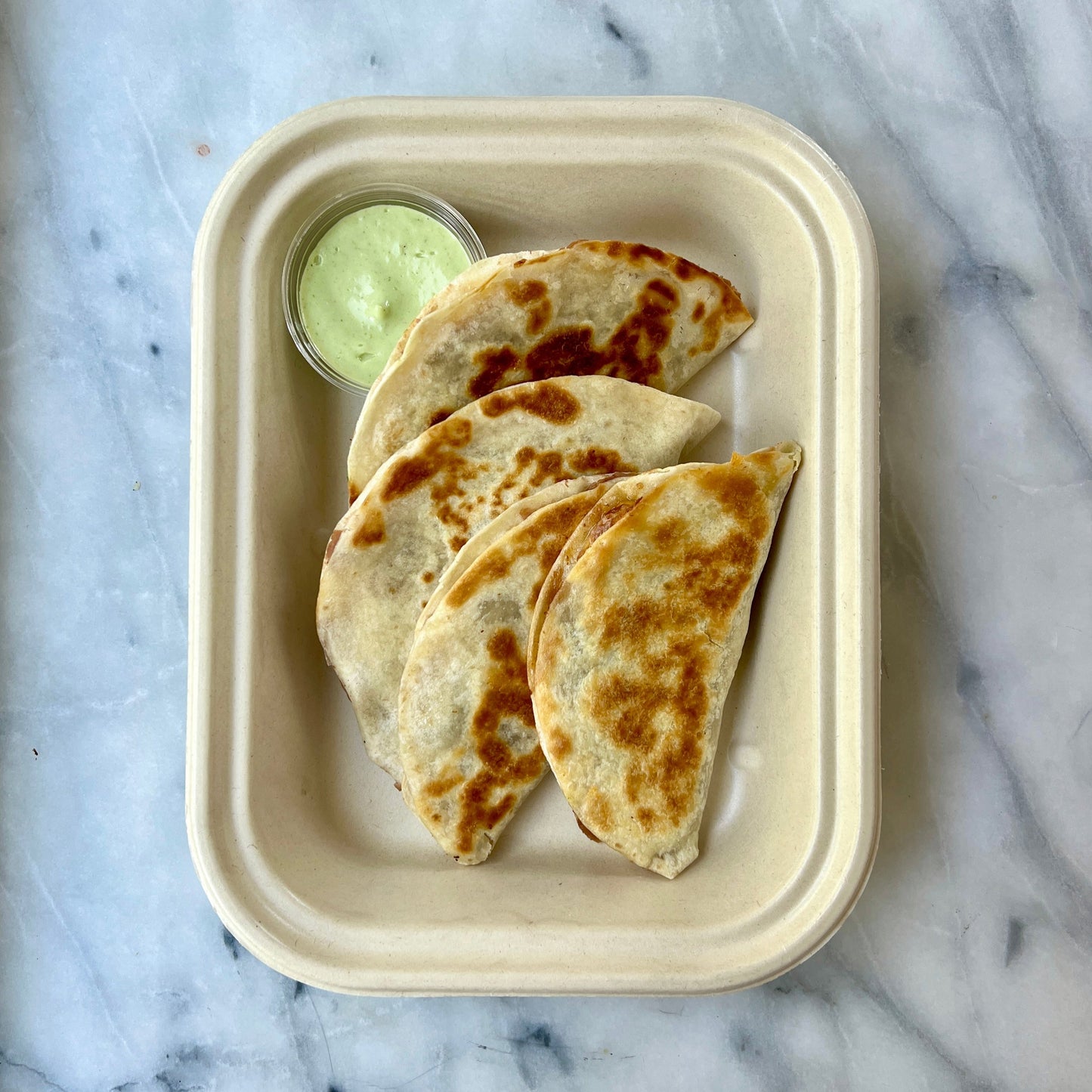 Ready-To-Griddle Chicken, Bean & Cheese Quesadillas - Kid Friendly!