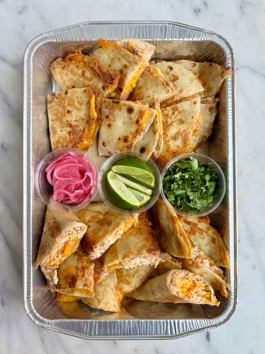 Cheese & Bean Quesadillas (kid friendly!) / Catering