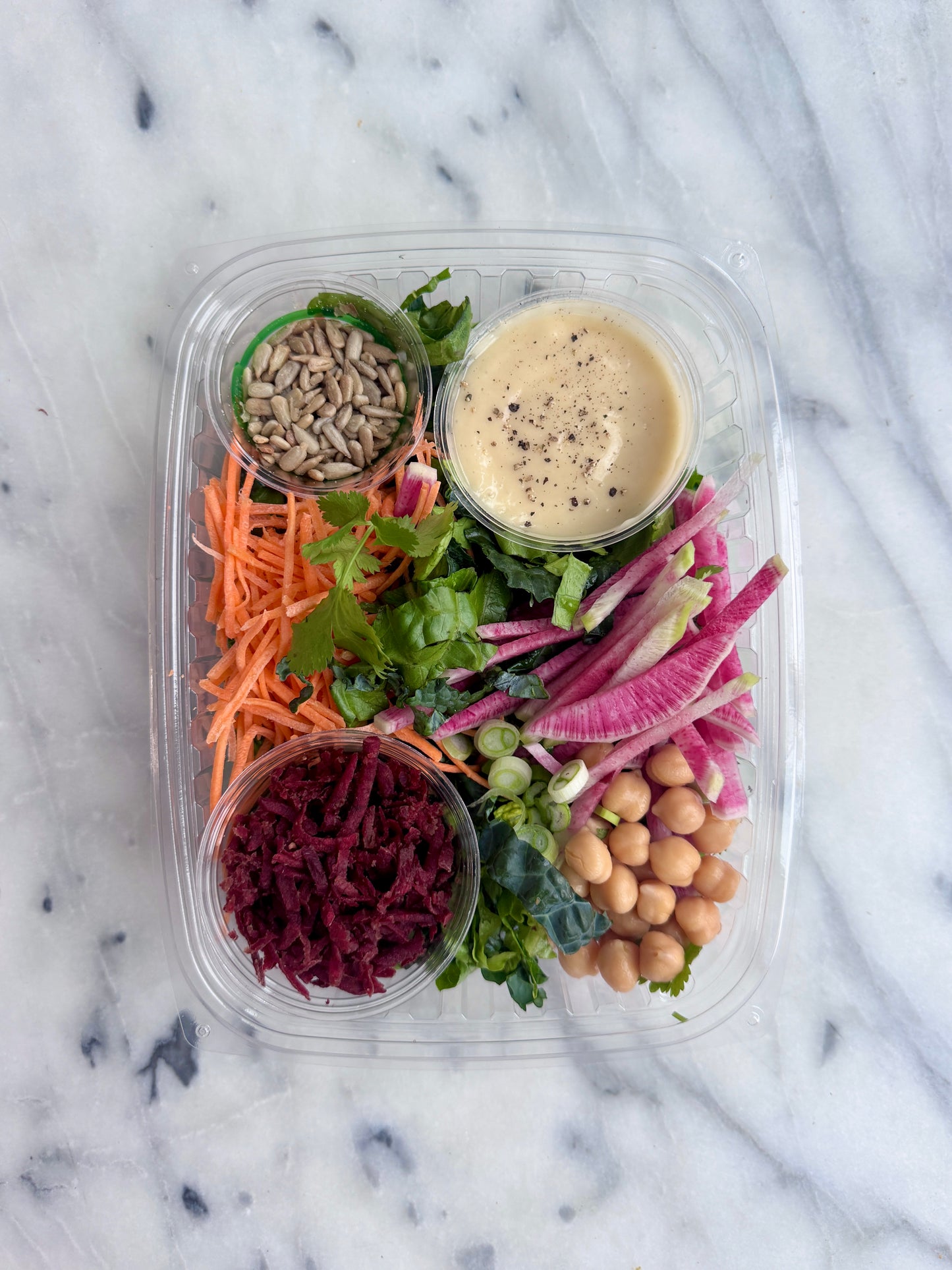 Rainbow Crunch Salad / GF & DF - serves 2*