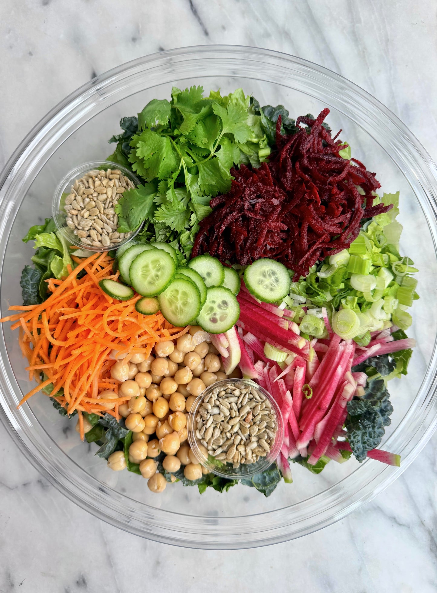Rainbow Crunch Salad (GF & Vegan) serves 8-10 people / Catering