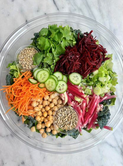 Rainbow Crunch Salad (GF & Vegan) serves 8-10 people / Catering