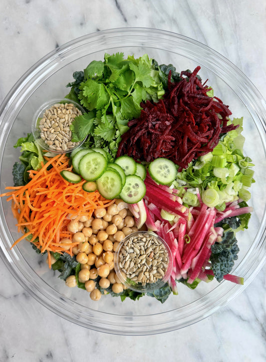 Rainbow Crunch Salad (GF & Vegan) serves 8-10 people / Catering