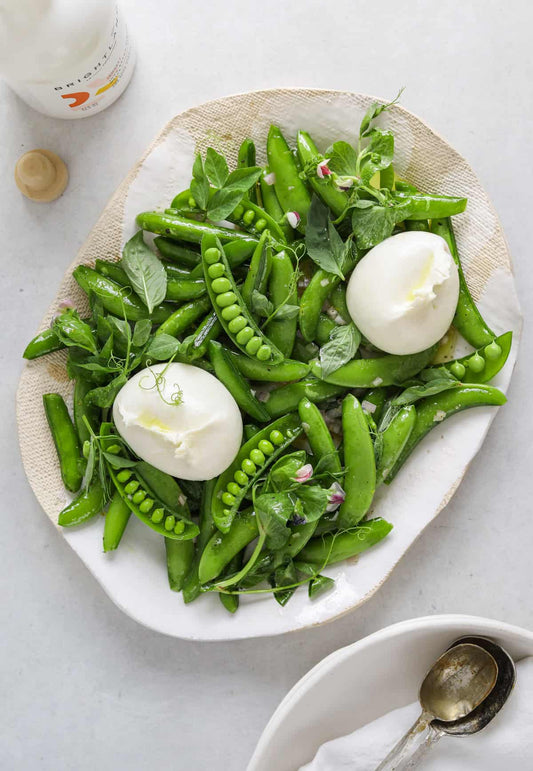 Spring Pea & Burrata Salad / GF - Serves 2-4