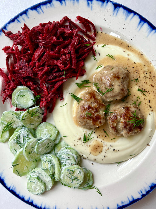 Swedish Meatball Dinner - serves 4