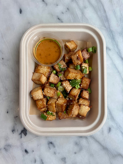Side of Tofu w. Miso Tahini Dip/ GF & Vegan - serves 2-3*