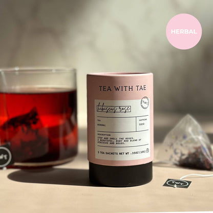 Hibiscus Rose Herbal Mini Tube
