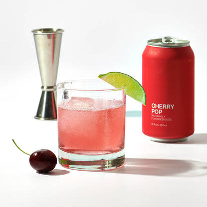 Naturally Flavored Soda - Cherry Pop: 12 X 12 Oz Can