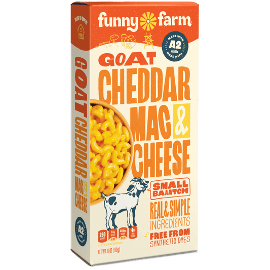 Funny Farm 6 oz. Original Cheddar Macaroni & Goat Cheese