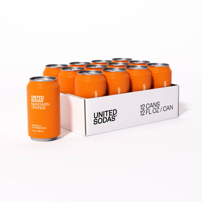 Naturally Flavored Soda - Mandarin Orange: 12 X 12 Oz Can