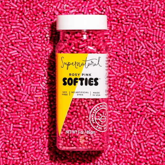 Dye-Free Softies Sprinkles: Rosy Pink