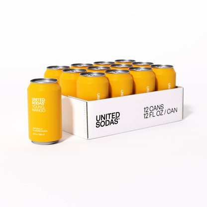 Naturally Flavored Soda - Young Mango: 12 X 12 Oz Can