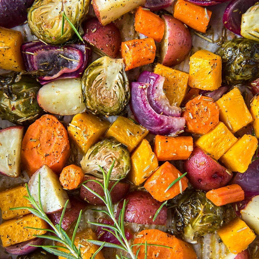 Simply Roasted Veggies - serves 3-4*
